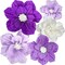 Purple 3D Paper Flowers – Wall Decor for Weddings, Baby Showers, Birthdays & Nursery